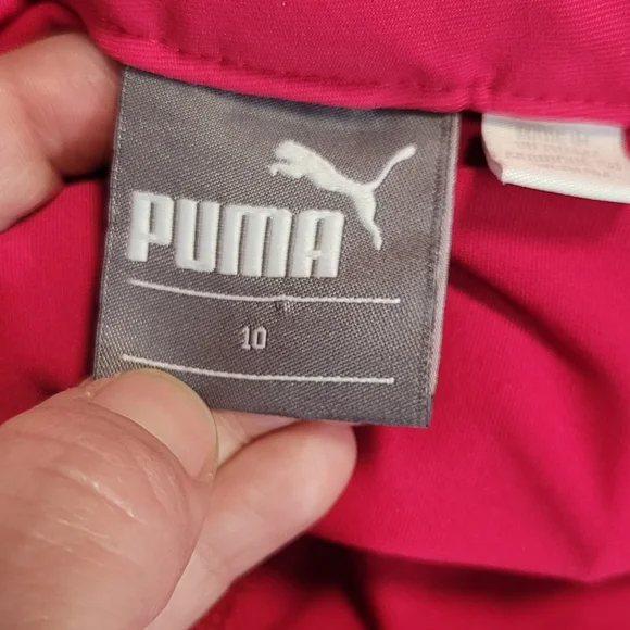 Puma Magenta Pink Mini Skort Golf Sporty Casual Pockets Activewear Size 10 - Picture 7 of 14